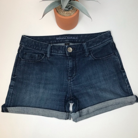 Banana Republic 98% Cotton Women’s Jean Shorts 25 - Picture 3 of 16